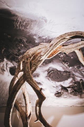 Liaan met verlichting